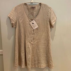 Flax linen tunic